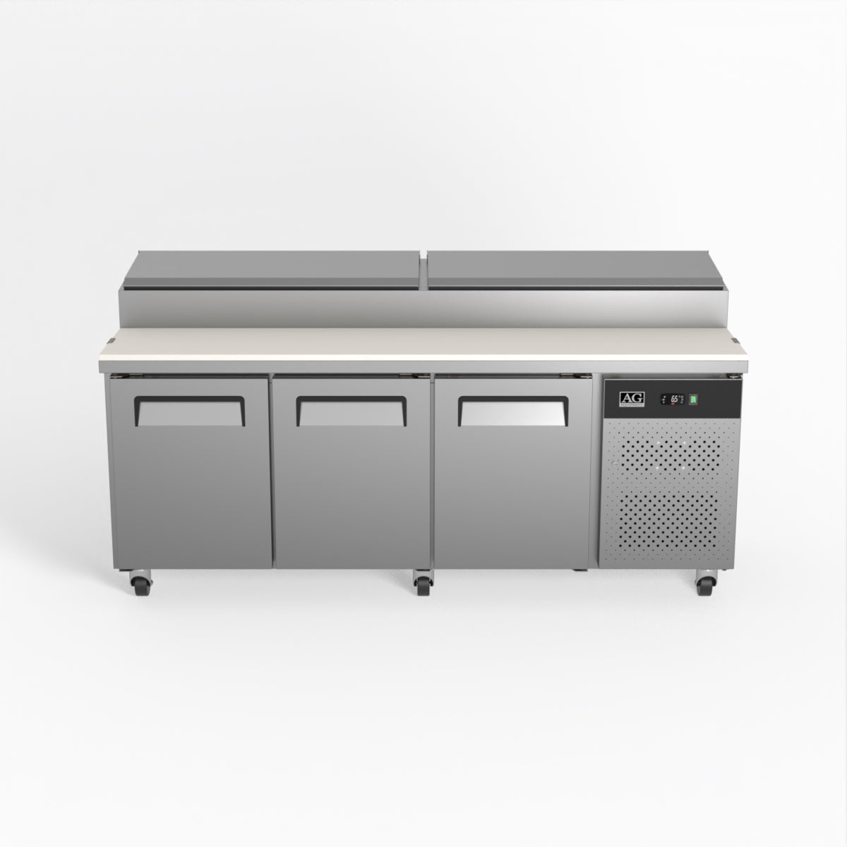 AG SH3000-800 – 3 Door Saladette Fridge - 10 x 1/3 GN Trays
