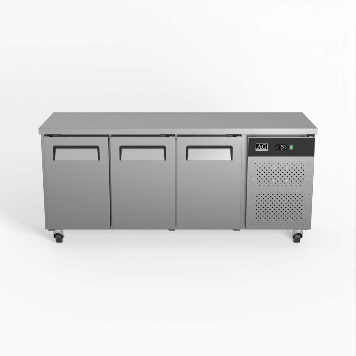 AG SLX3100TN – Commercial Three Door Worktop / Under Bench Fridge 600mm Depth