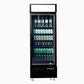 Bromic UC0550GDL-NR – Upright Display Fridge 546L - 1 Door - Flat Glass - Lightbox