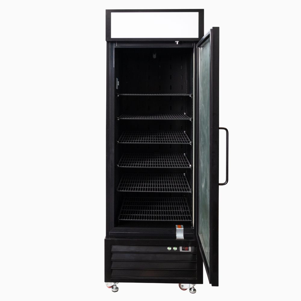 Bromic UC0550GDL-NR – Upright Display Fridge 546L - 1 Door - Flat Glass - Lightbox