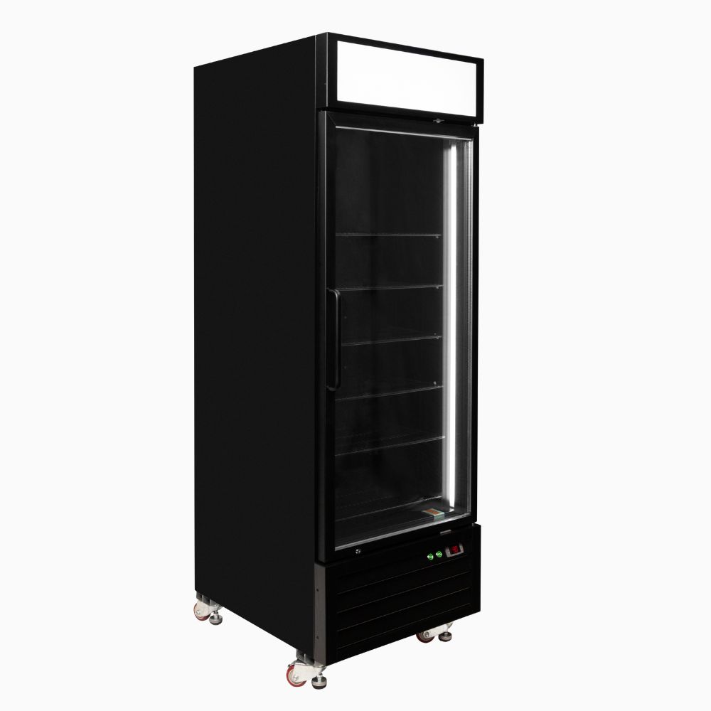 Bromic UF0550GDL-NR – Upright Display Freezer 546L - 1 Door - Flat Glass - Lightbox