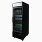 Bromic UC0550GDL-NR – Upright Display Fridge 546L - 1 Door - Flat Glass - Lightbox