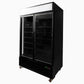 Bromic UC1250GDL-NR – Upright Display Fridge 1266L - 2 Door - Flat Glass - Lightbox