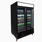 Bromic UC1250GDL-NR – Upright Display Fridge 1266L - 2 Door - Flat Glass - Lightbox