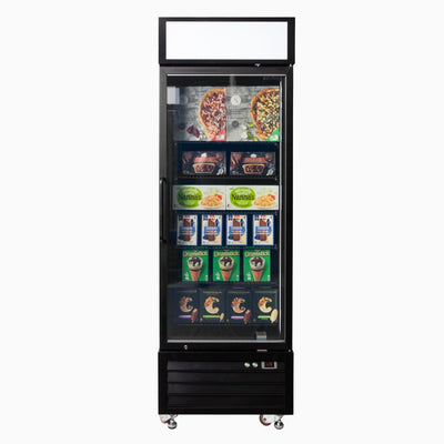 Bromic UF0550GDL-NR – Upright Display Freezer 546L - 1 Door - Flat Glass - Lightbox