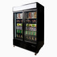 Bromic UF1250GDL-NR – Upright Display Freezer 1266L - 2 Door - Flat Glass - Lightbox