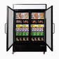 Bromic UF1250GDL-NR – Upright Display Freezer 1266L - 2 Door - Flat Glass - Lightbox