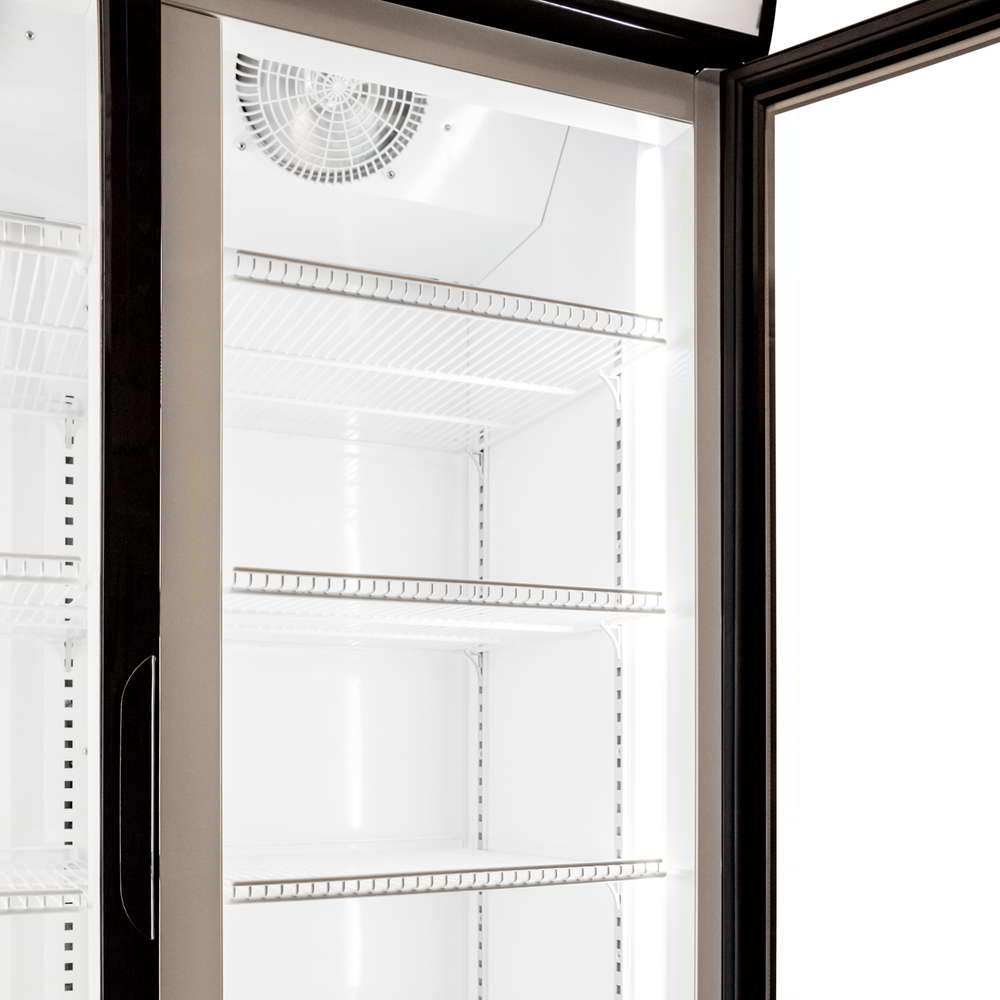 AG CU1000TNG – 1000L Double Door Upright Display Fridge - Glass Door