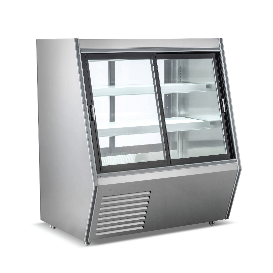 Bonvue Dual-Access Refrigerated Deli, Meat and Seafood Display Case – AMS-12DD