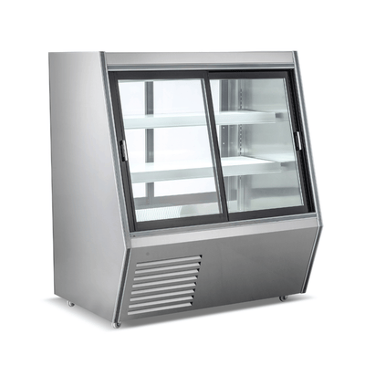 Bonvue Dual-Access Refrigerated Deli, Meat and Seafood Display Case – AMS-12DD
