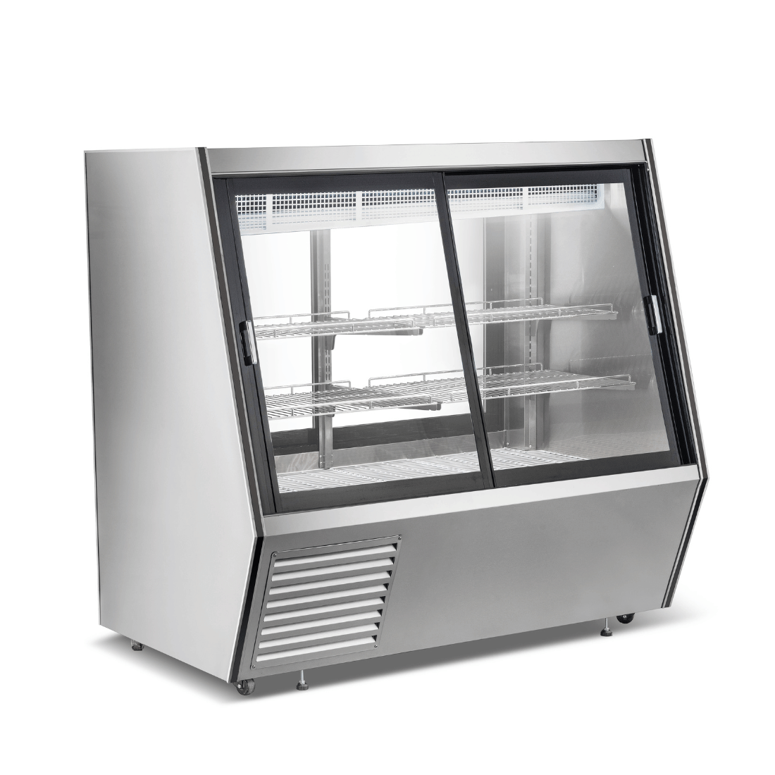 Bonvue Dual-Access Refrigerated Deli, Meat and Seafood Display Case – AMS-15DD