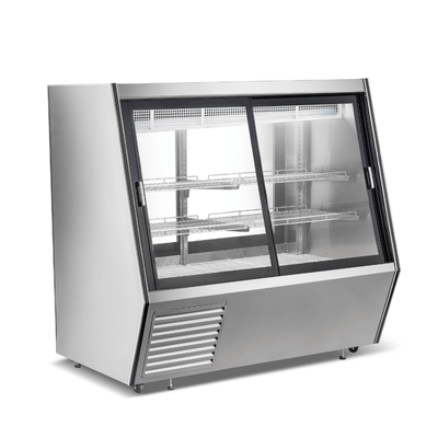 Bonvue Dual-Access Refrigerated Deli, Meat and Seafood Display Case – AMS-15DD