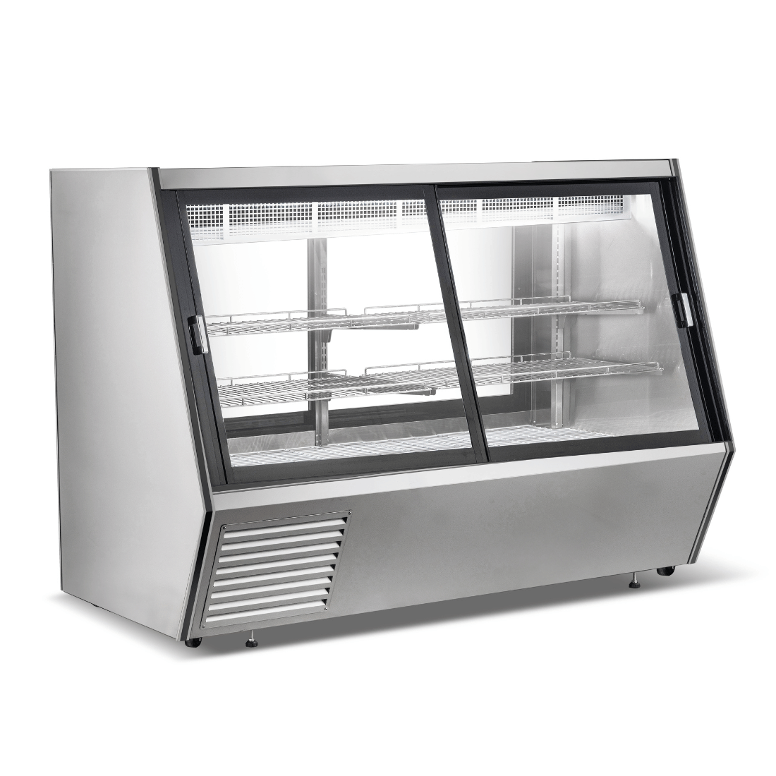 Bonvue Dual-Access Refrigerated Deli, Meat and Seafood Display Case – AMS-21DD