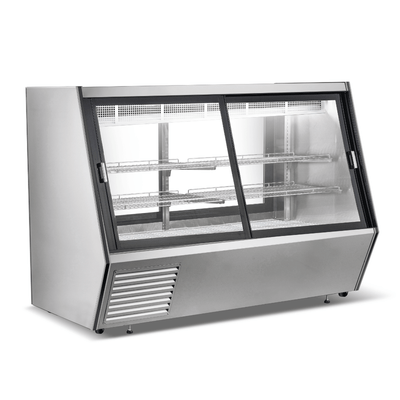 Bonvue Dual-Access Refrigerated Deli, Meat and Seafood Display Case – AMS-21DD