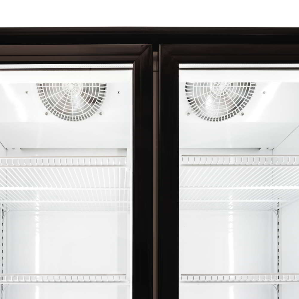 AG CU1000TNG – 1000L Double Door Upright Display Fridge - Glass Door