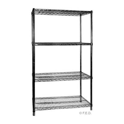 B24/24 Four Tier Shelving – 610 mm deep x 1880 high x 610 width