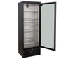 AG B300G – 300L Upright Glass Door Display / Backbar Fridge - Black