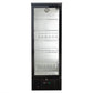 AG B300G – 300L Upright Glass Door Display / Backbar Fridge - Black