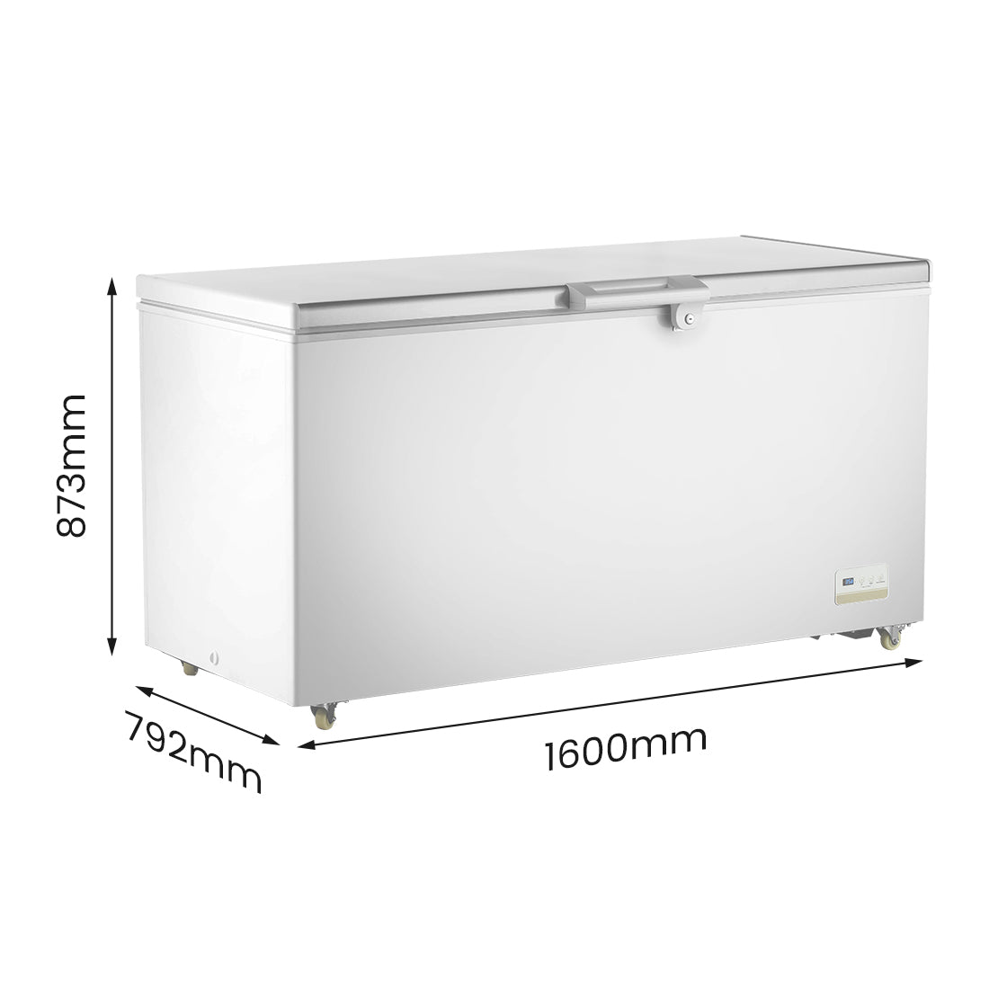 Thermaster 520L Chest Freezer with Stainless Steel Lid – BD520F