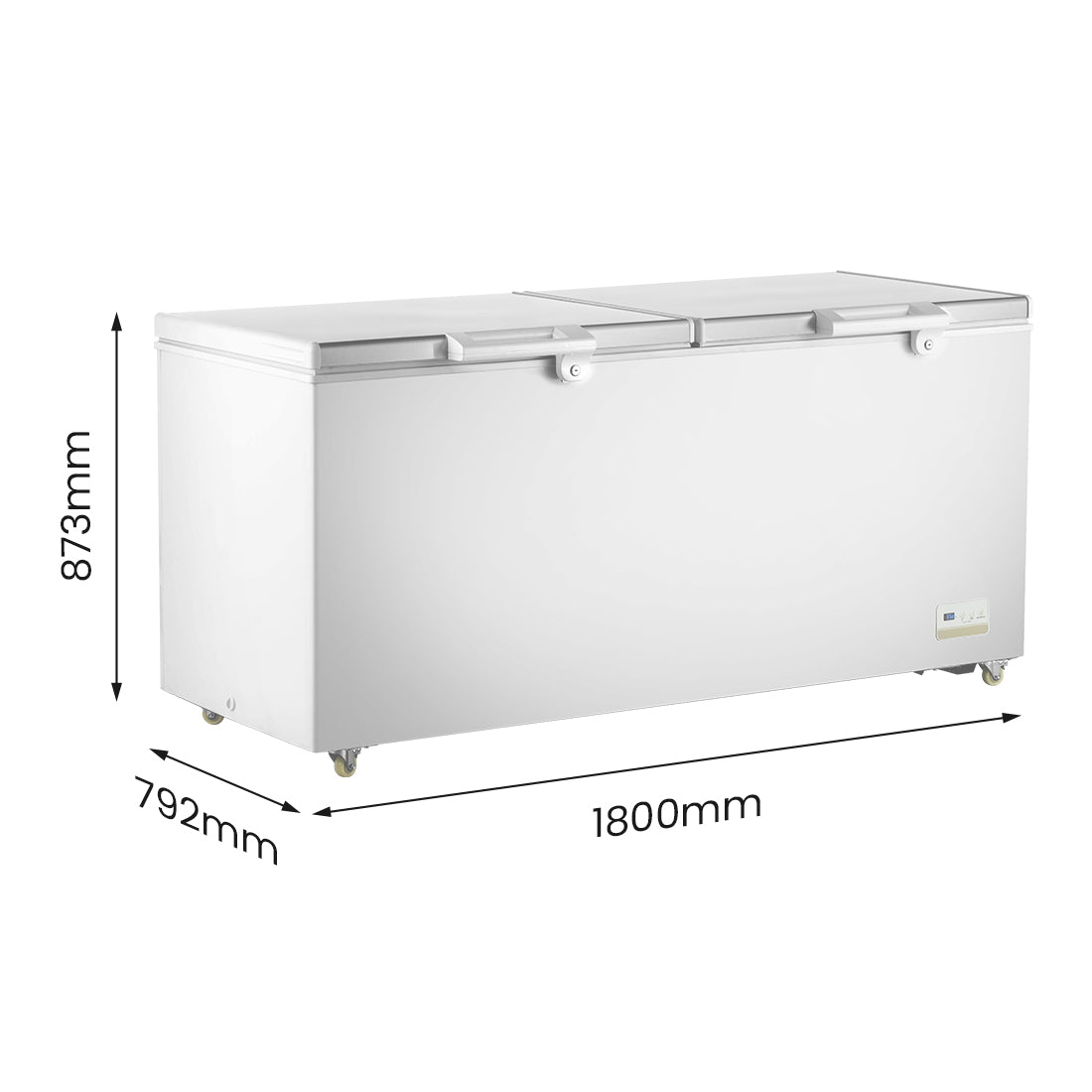 Thermaster 600L Chest Freezer with Stainless Steel Lid – BD600F