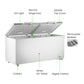 Thermaster 600L Chest Freezer with Stainless Steel Lid – BD600F
