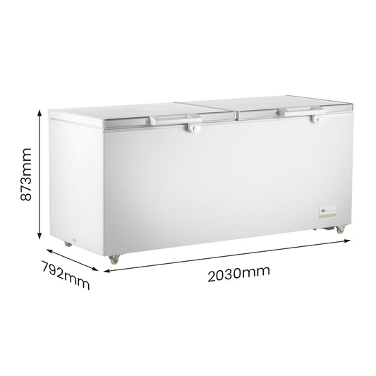 Thermaster 750L Chest Freezer with Stainless Steel Lid – BD750F