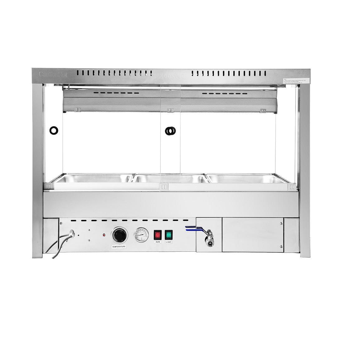 Bonvue Square Countertop Wet and Dry Bain Marie – BM11SC