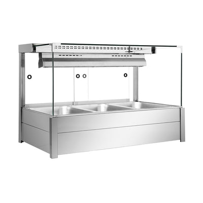 Bonvue Square Countertop Wet and Dry Bain Marie – BM11SC