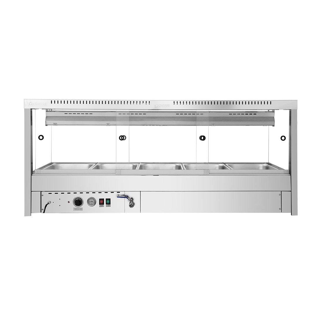 Bonvue Square Countertop Wet and Dry Bain Marie – BM17SC