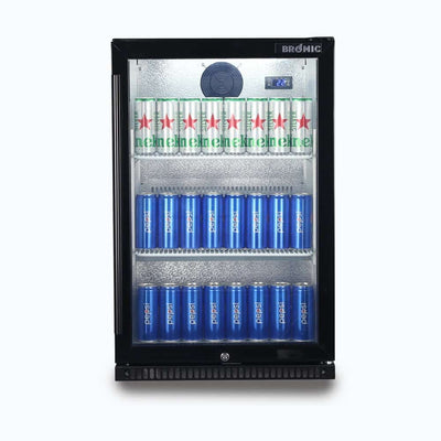 Bromic BB0120GD-NR-1 – Back Bar Fridge - 118L - 1 Door - Hinged