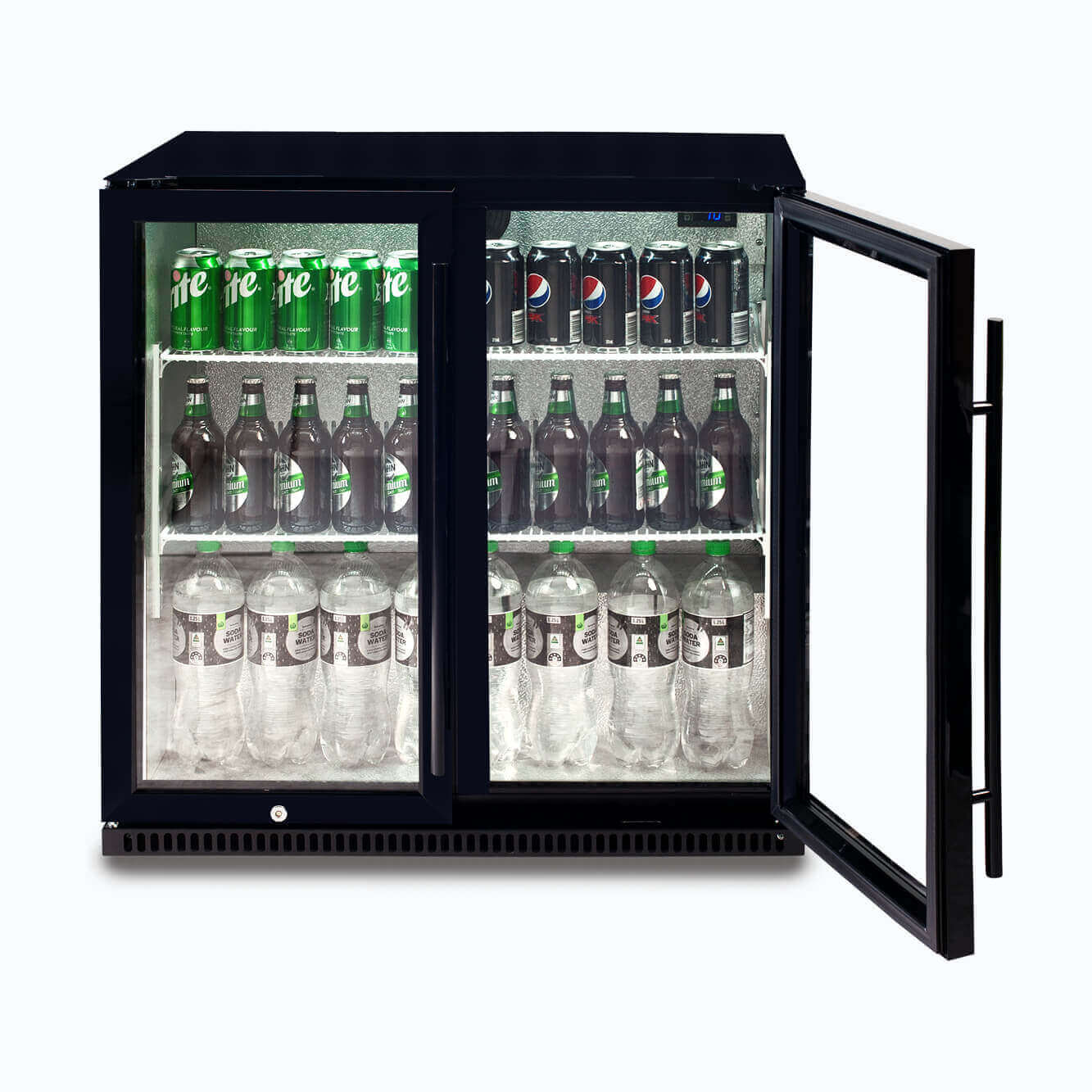 Bromic BB0200GD-NR-1 – Back Bar Fridge - 190L - 2 Doors - Hinged
