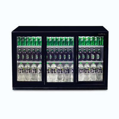 Bromic BB0330GDS-NR-1 – Back Bar Fridge - 307L - 3 Doors - Sliding