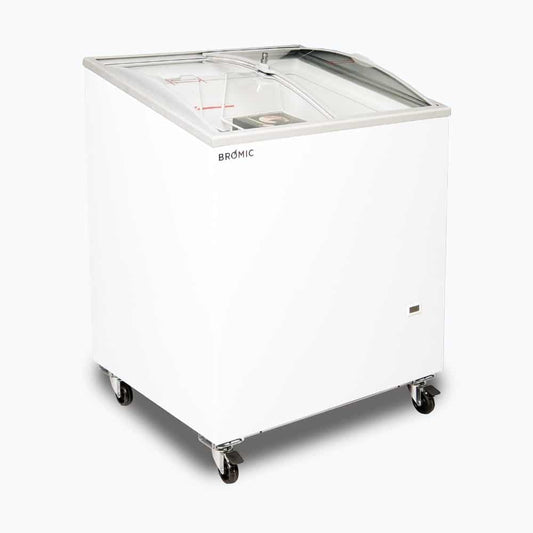 Bromic CF0200ATCG-NR – Display Chest Freezer - 176L - Curved Glass Top