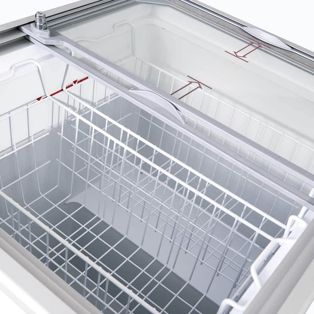 Bromic CF0200FTFG-NR – Display Chest Freezer - 191L - Flat Glass Top