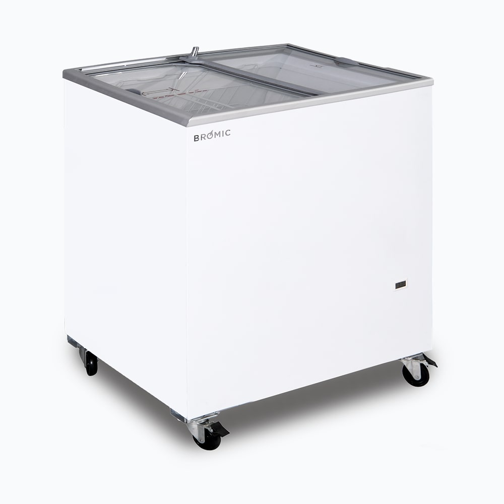 Bromic CF0200FTFG-NR – Display Chest Freezer - 191L - Flat Glass Top