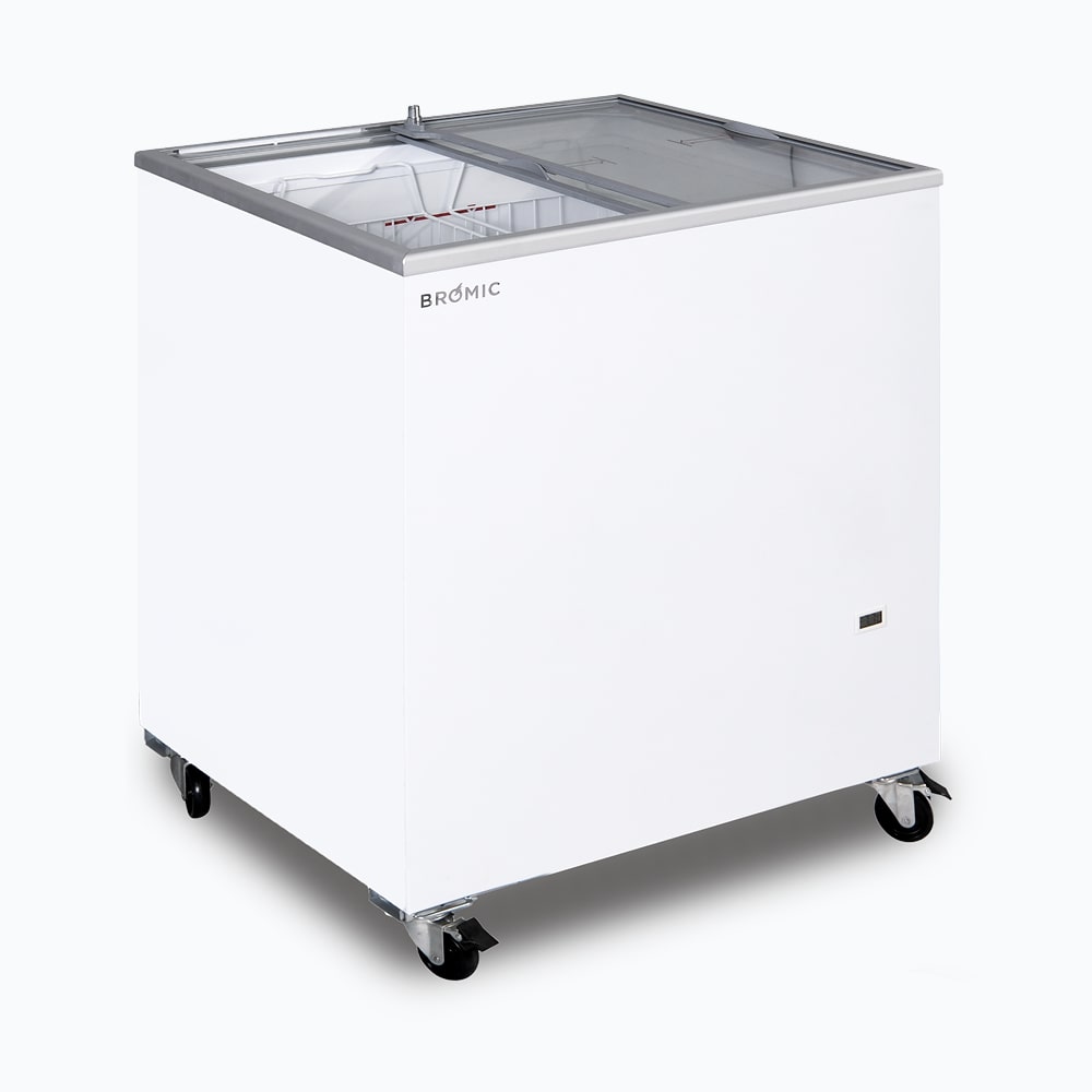 Bromic CF0200FTFG-NR – Display Chest Freezer - 191L - Flat Glass Top