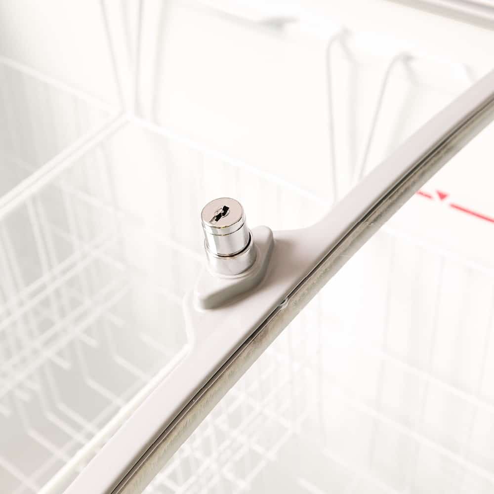 Bromic CF0300ATCG-NR – Display Chest Freezer - 264L - Curved Glass Top