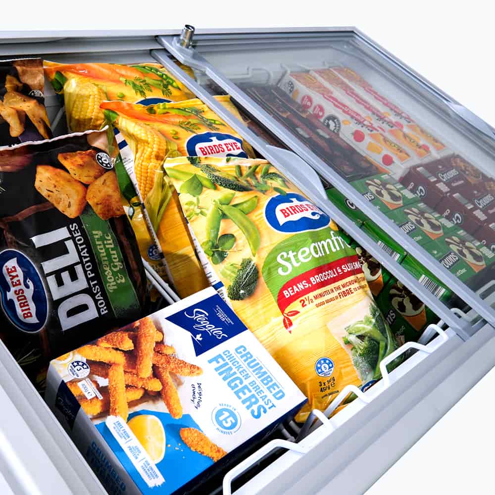 Bromic CF0300FTFG-NR – Display Chest Freezer - 296L - Flat Glass Top