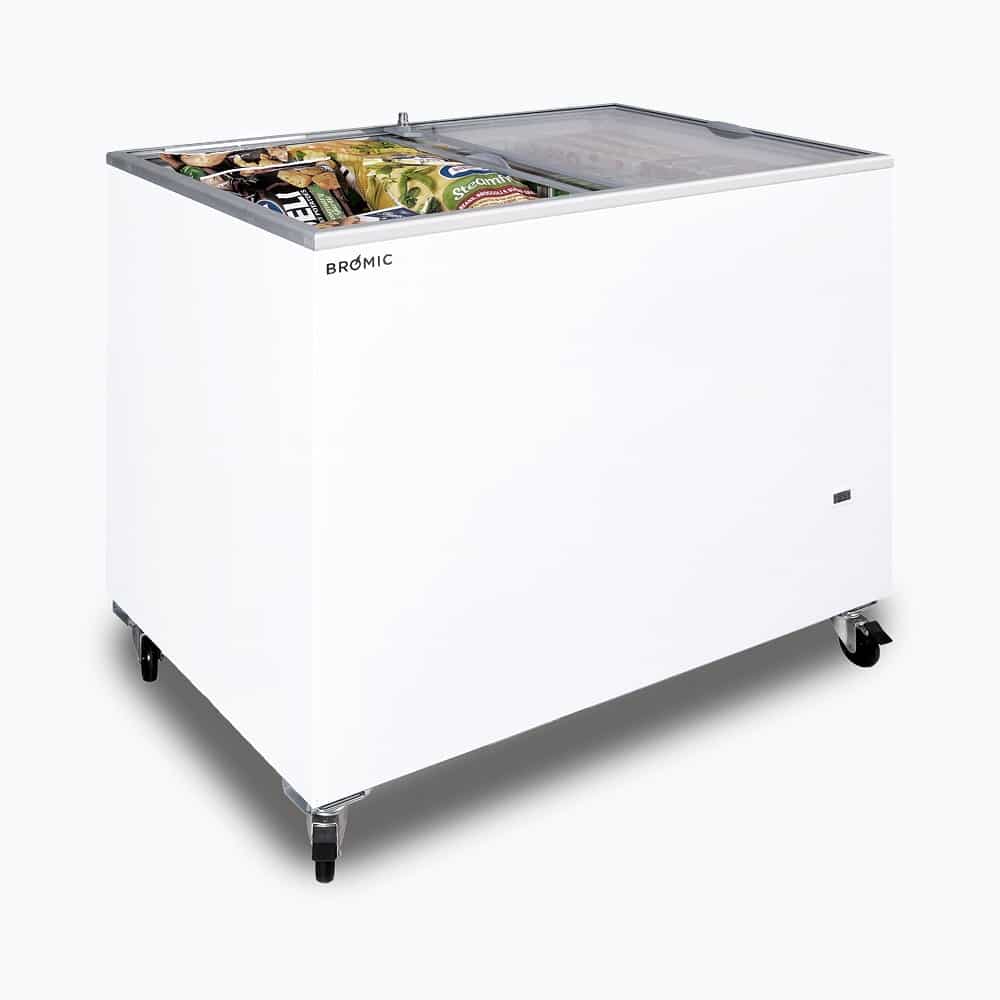 Bromic CF0300FTFG-NR – Display Chest Freezer - 296L - Flat Glass Top