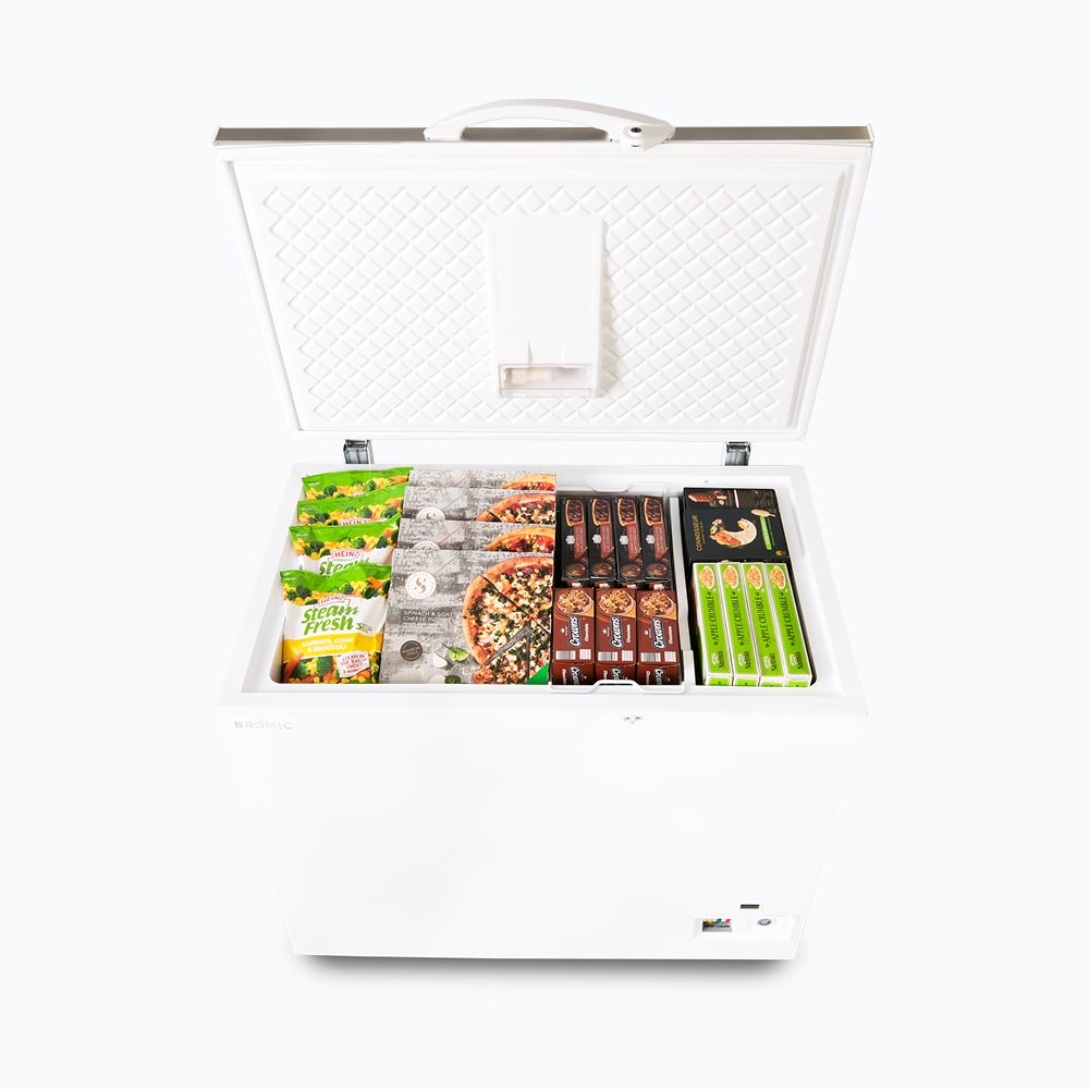 Bromic CF0300FTSS-NR – Storage Chest Freezer - 296L - Stainless Steel Top