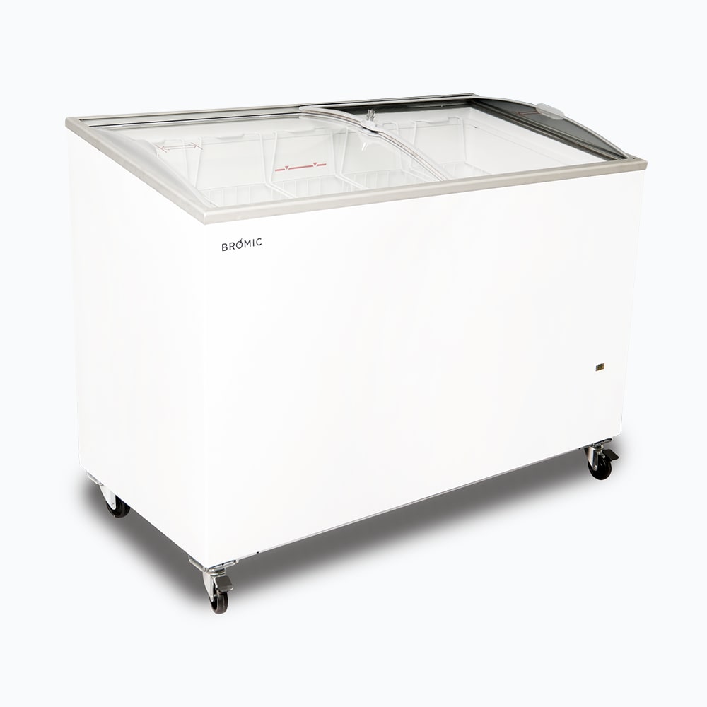 Bromic CF0400ATCG-NR – Display Chest Freezer - 352L - Curved Glass Top