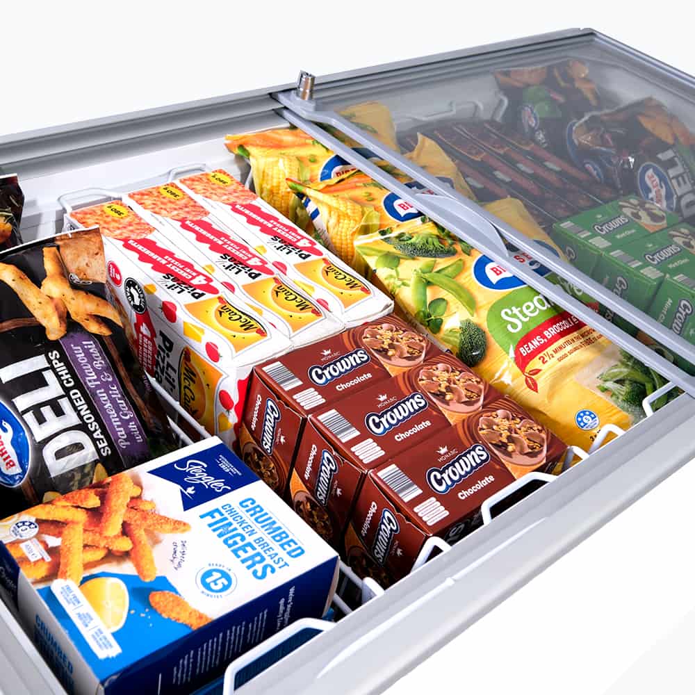 Bromic CF0400FTFG-NR – Display Chest Freezer - 401L - Flat Glass Top