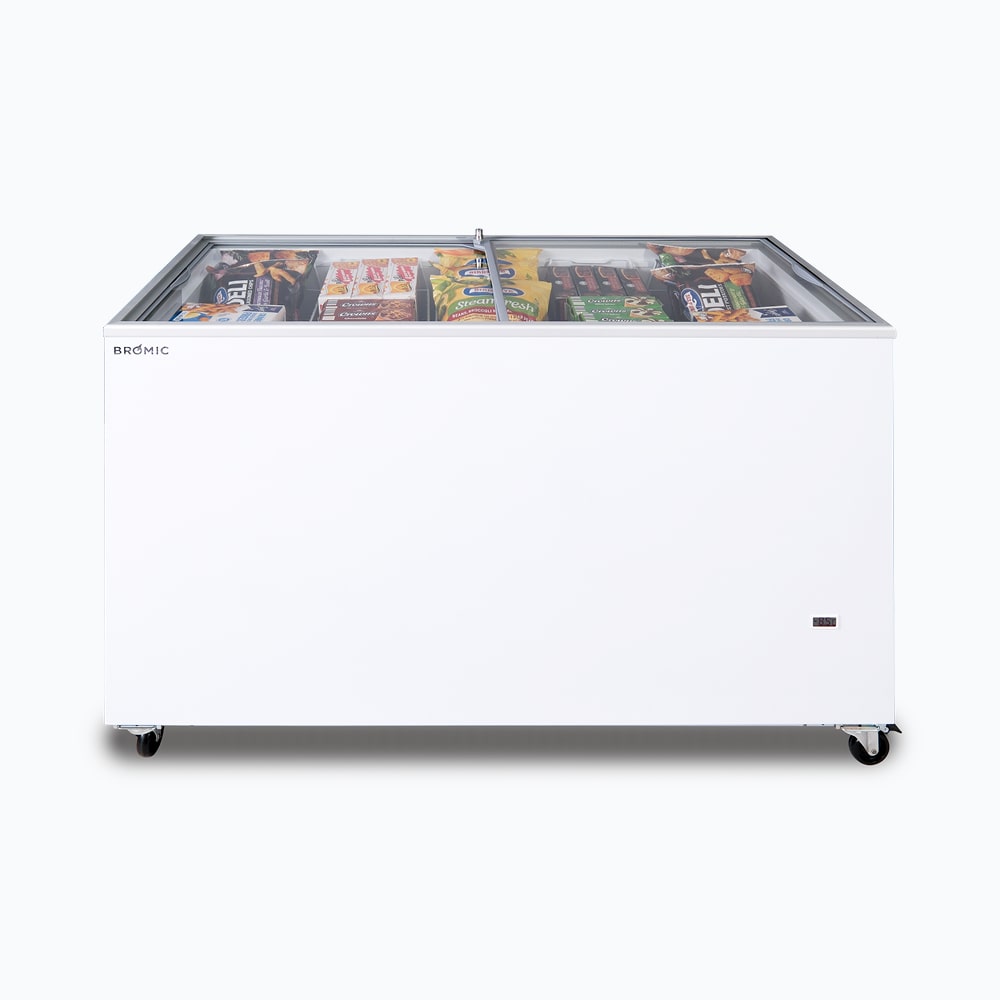 Bromic CF0400FTFG-NR – Display Chest Freezer - 401L - Flat Glass Top