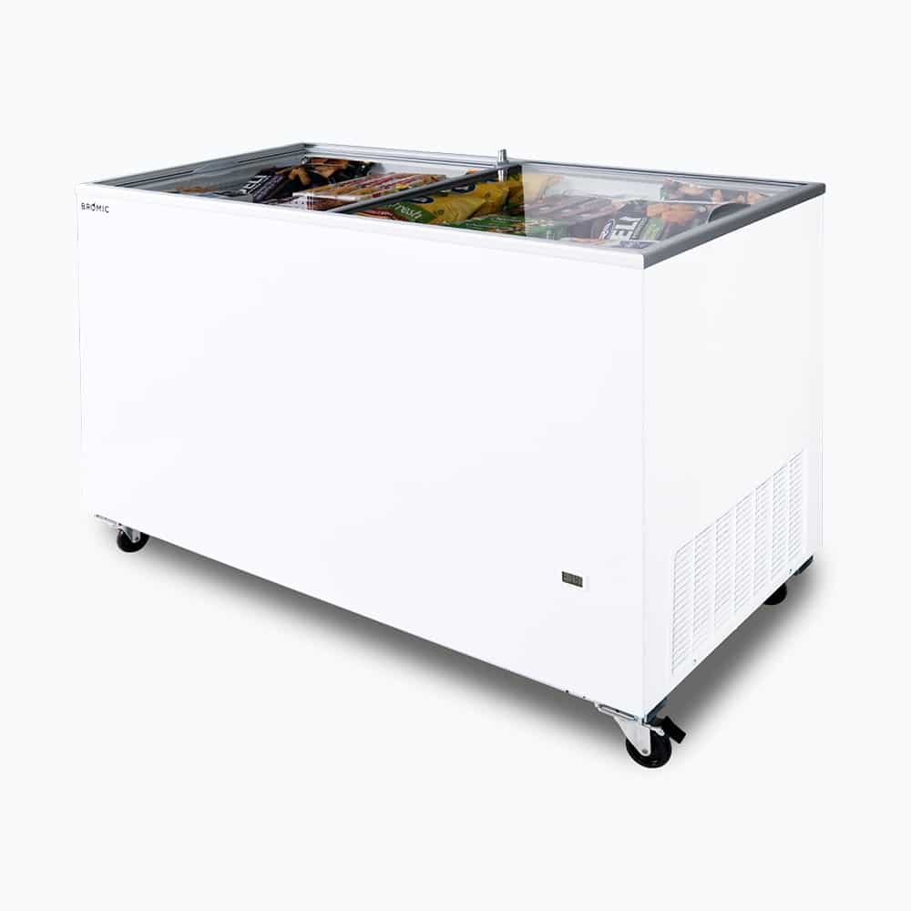 Bromic CF0400FTFG-NR – Display Chest Freezer - 401L - Flat Glass Top
