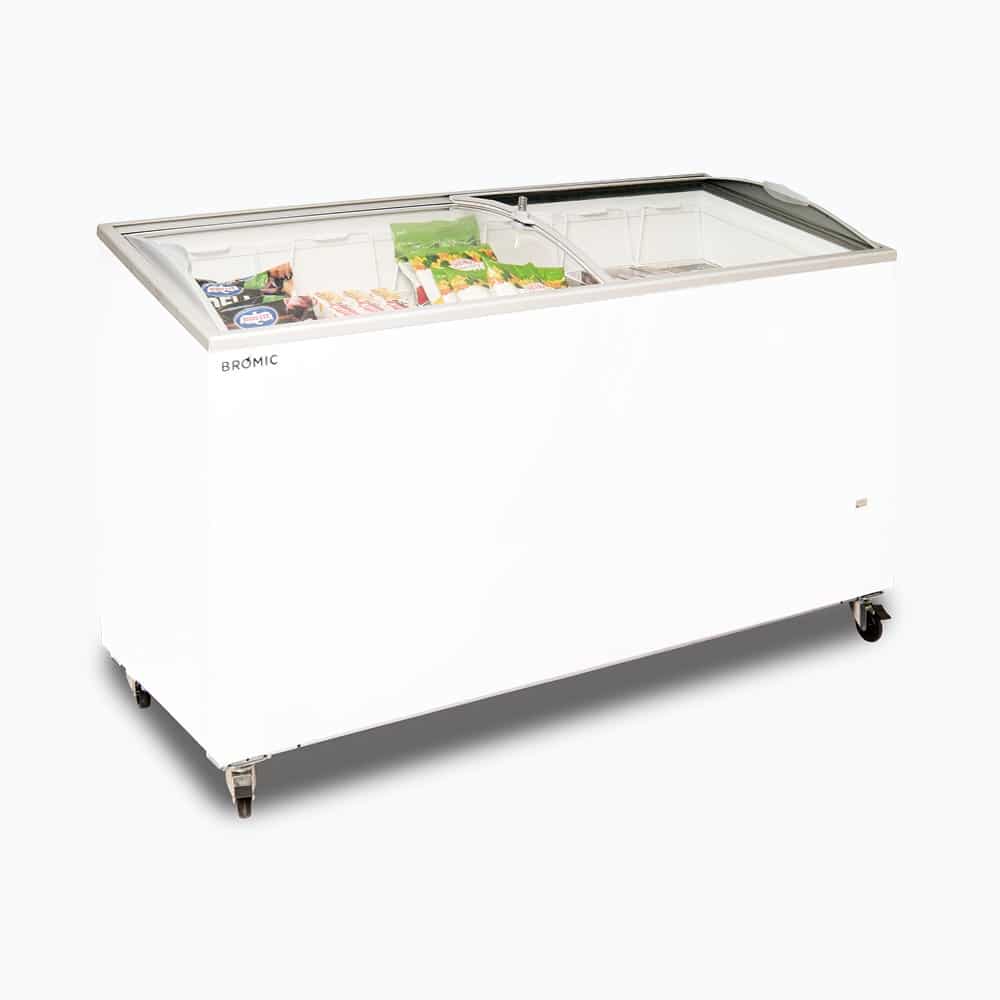 Bromic CF0500ATCG-NR – Display Chest Freezer - 427L - Curved Glass Top