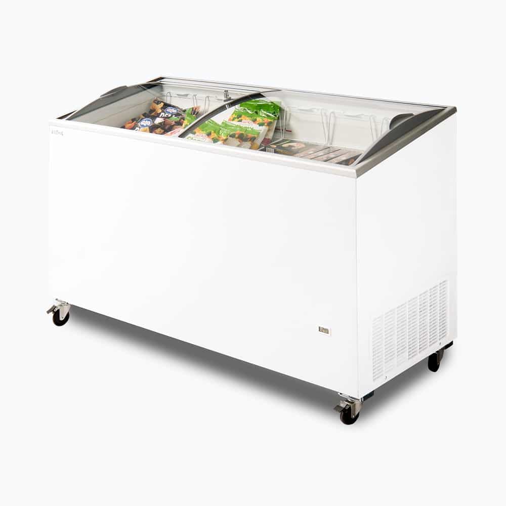 Bromic CF0500ATCG-NR – Display Chest Freezer - 427L - Curved Glass Top