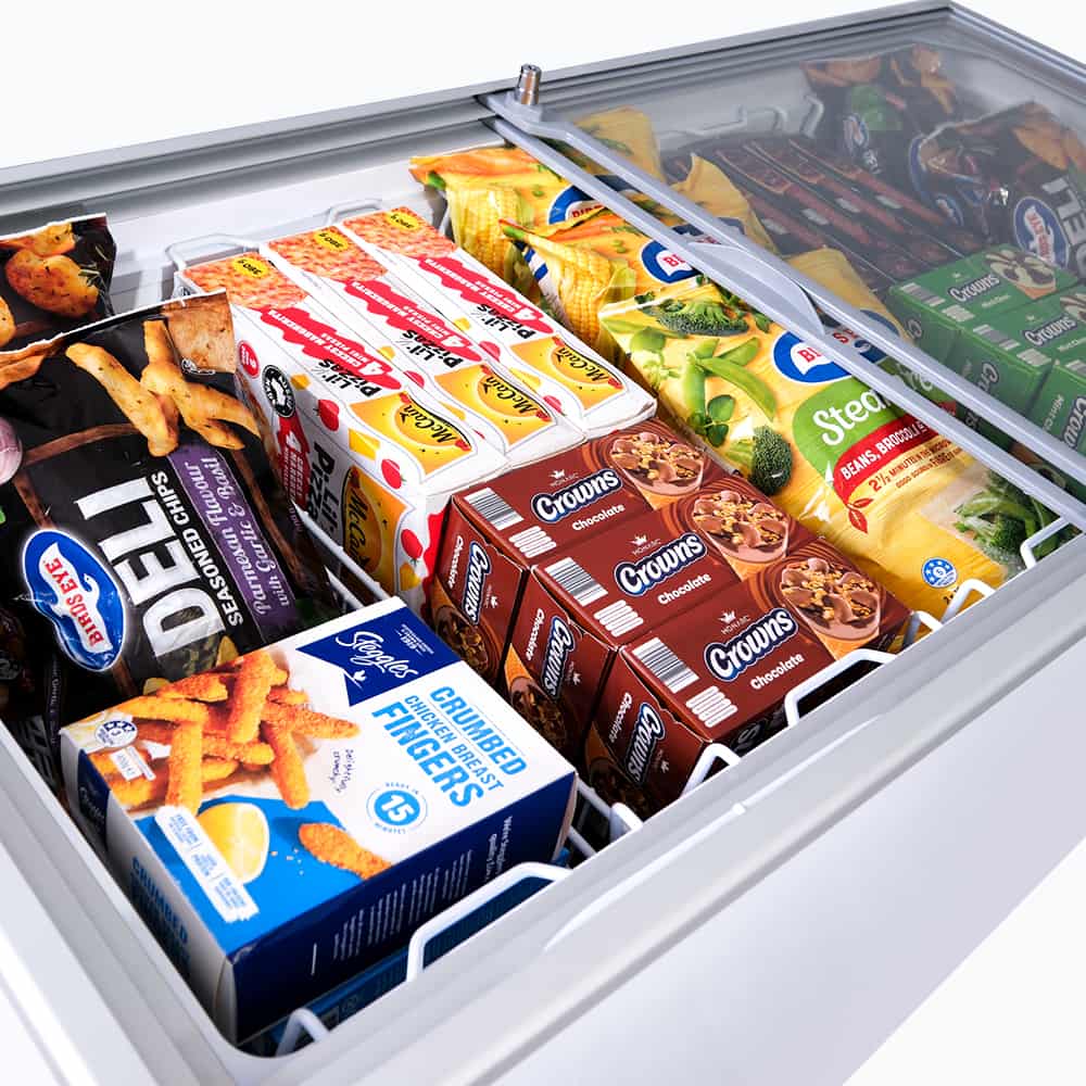 Bromic CF0500FTFG-NR – Display Chest Freezer - 491L - Flat Glass Top