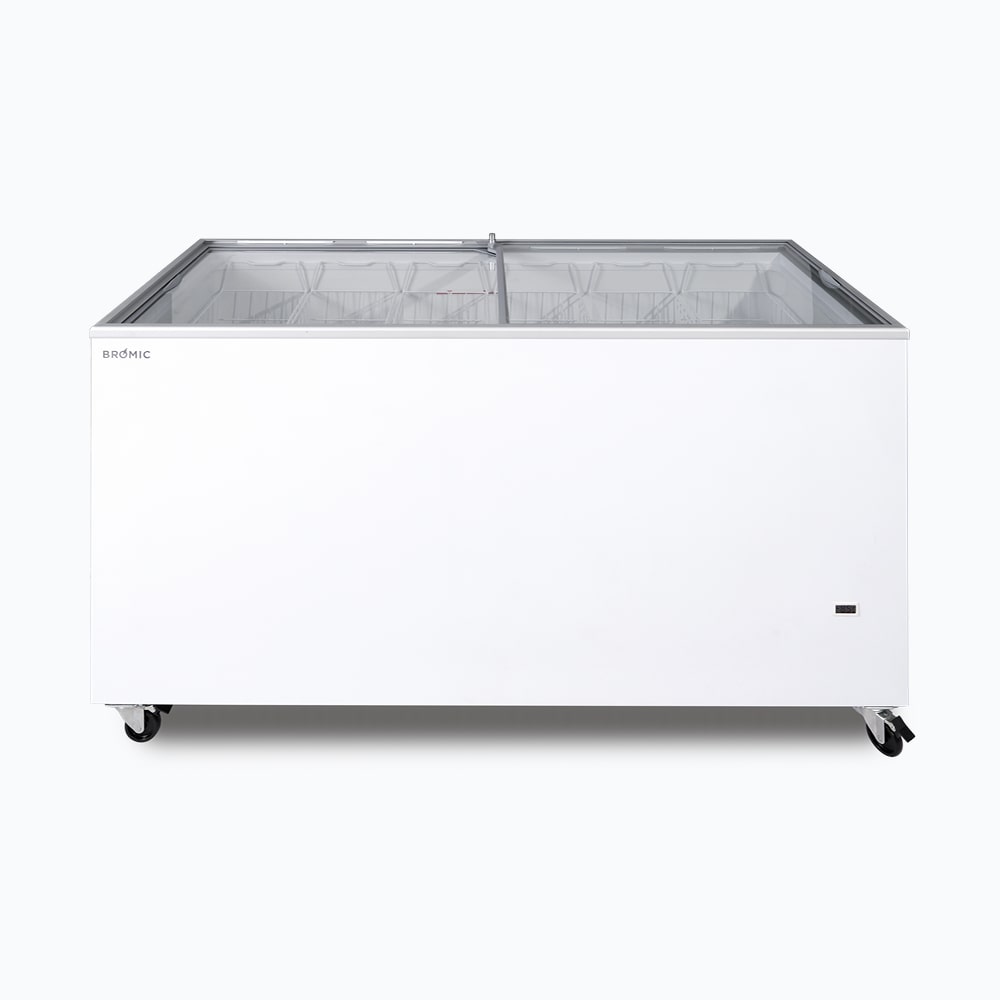 Bromic CF0500FTFG-NR – Display Chest Freezer - 491L - Flat Glass Top