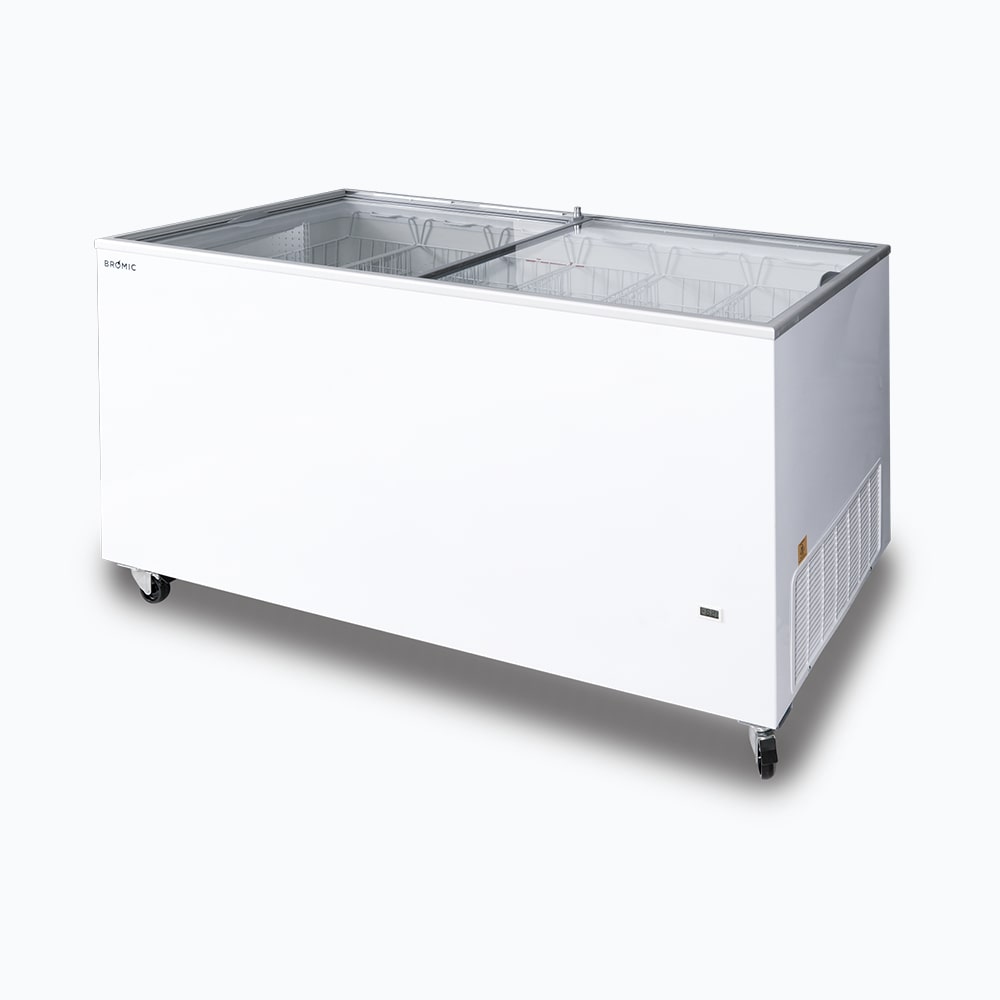 Bromic CF0500FTFG-NR – Display Chest Freezer - 491L - Flat Glass Top