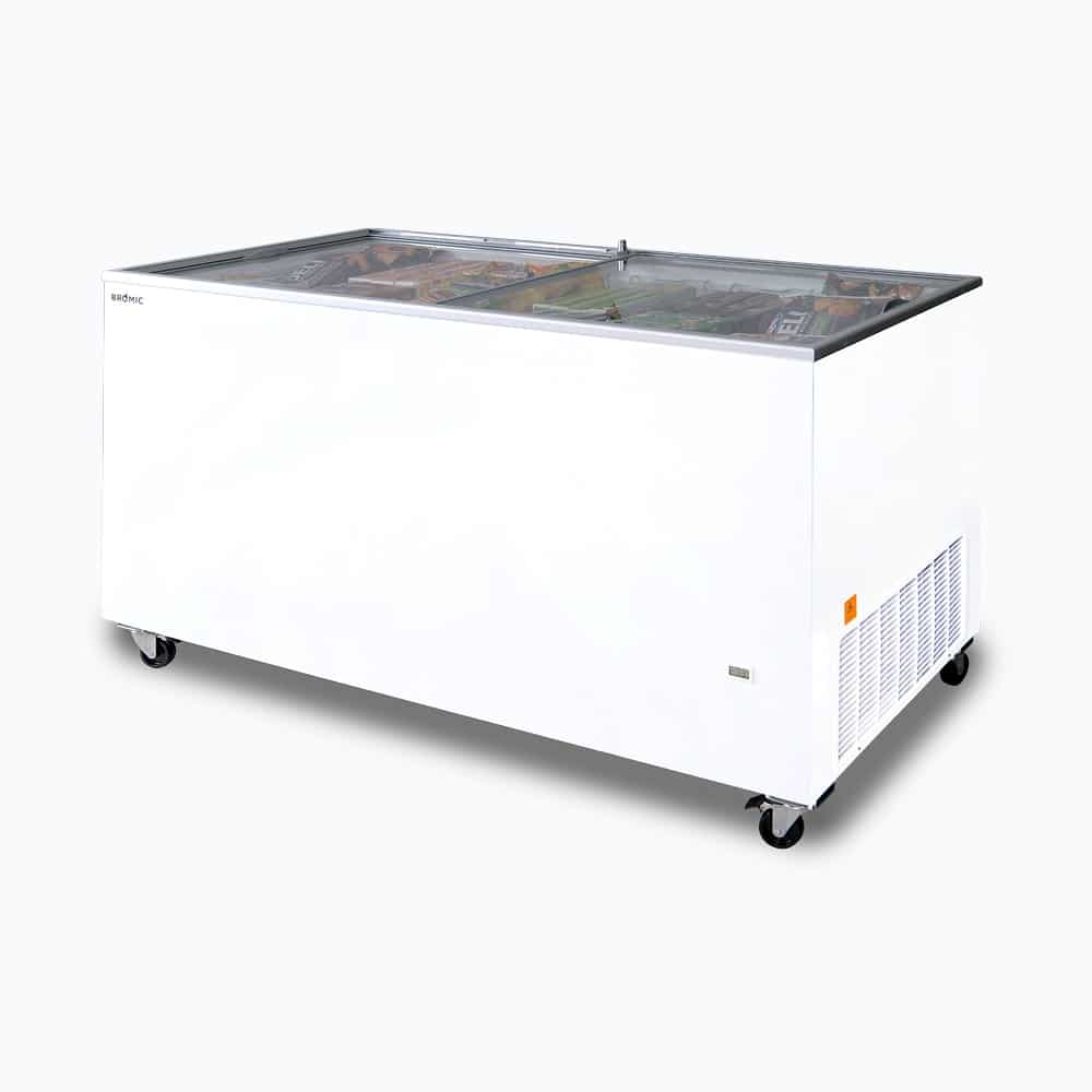 Bromic CF0500FTFG-NR – Display Chest Freezer - 491L - Flat Glass Top